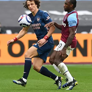 David Luiz vs Michail Antonio: Intense Battle in West Ham United vs Arsenal Premier League Clash