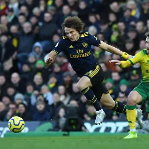 David Luiz vs. Tom Trybull: Clash in the Premier League between Norwich City and Arsenal FC