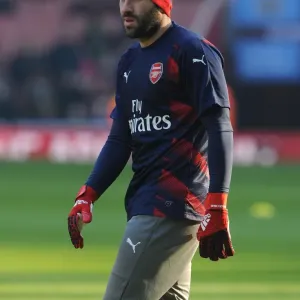 David Opsina (Arsenal) before the match. Arsenal 2: 1 Burnley