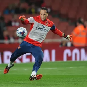 David Ospina (Arsenal) before the match. Arsenal 1: 2 Southampton. Capital One Cup David Ospina (Arsenal) before the match. Arsenal 1: 2 Southampton. Capital One Cup