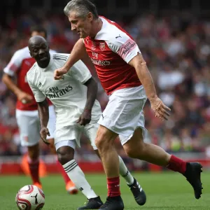 Davor Sukur Shines: Arsenal Legends vs Real Madrid Legends Showdown