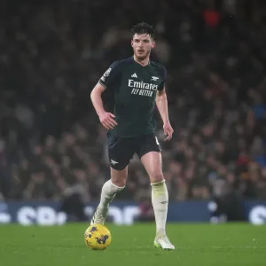 Declan Rice in Action: Fulham vs. Arsenal, Premier League 2023-24 Declan Rice in Action: Fulham vs. Arsenal, Premier League 2023-24