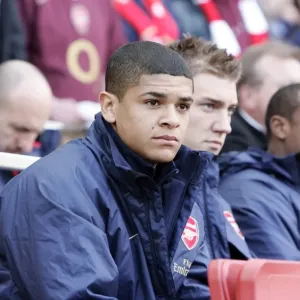 Denilson in Action: Arsenal vs Aston Villa, 1-1 Barclays Premier League Match, Emirates Stadium, 1/3/08 Denilson in Action: Arsenal vs Aston Villa, 1-1 Barclays Premier League Match, Emirates Stadium, 1/3/08