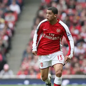 Denilson in Action Print, Emirates Stadium 2009