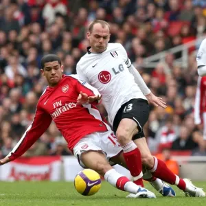 Denilson (Arsenal) Danny Murphy (Fulham) Denilson (Arsenal) Danny Murphy (Fulham)