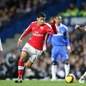 Denilson (Arsenal) and Frank Lampard (Chelsea) Print