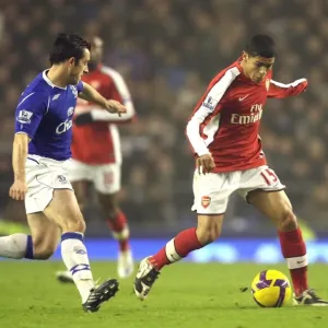 Denilson (Arsenal) Leighton Baines (Everton) Denilson (Arsenal) Leighton Baines (Everton)