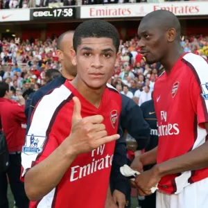 Denilson (Arsenal) after the match