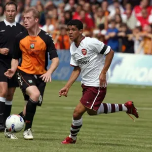 Denilson (Arsenal) Neil Bishop (Barnet) Denilson (Arsenal) Neil Bishop (Barnet)