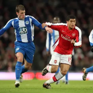 Denilson (Arsenal) Ryan Taylor (Wigan) Denilson (Arsenal) Ryan Taylor (Wigan)