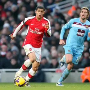 Denilson (Arsenal) Valon Behrami (West Ham) Denilson (Arsenal) Valon Behrami (West Ham)