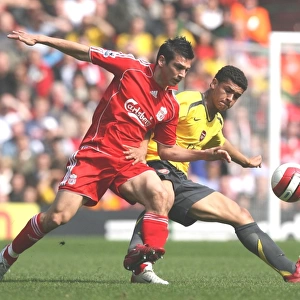 Denilson vs. Gonzalez: Liverpool's 4-1 Victory Over Arsenal in the Barclays Premiership, Anfield, 2007