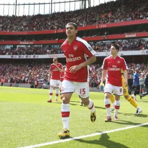 Denilson's Victory: Arsenal 2-0 Middlesbrough, Barclays Premier League, Emirates Stadium, 26/4/09 Denilson's Victory: Arsenal 2-0 Middlesbrough, Barclays Premier League, Emirates Stadium, 26/4/09