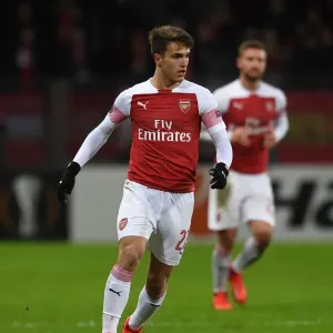 Denis Suarez in Action: Arsenal vs. BATE Borisov, UEFA Europa League Round of 32 (First Leg)