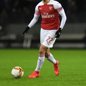 Denis Suarez in Action: Arsenal vs BATE Borisov, UEFA Europa League Round of 32 (First Leg)