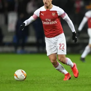 Denis Suarez in Action: Arsenal's Europa League Battle against BATE Borisov
