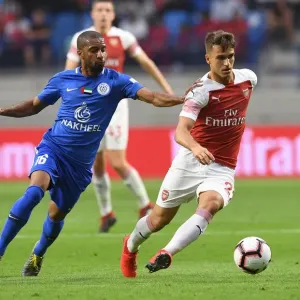 Denis Suarez vs. Amer Mubarak: Clash in the Desert - Al-Nasr Dubai SC vs. Arsenal (Friendly, 2019)