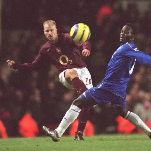 Dennis Bergkamp (Arensal) Micahel Essien (Chelsea). Arsenal 0: 2 Chelsea