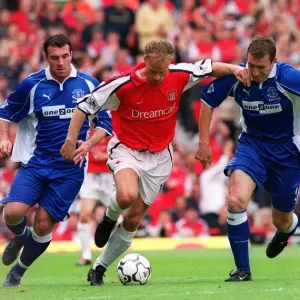 Dennis Bergkamp (Arsenal) Alan Stubbs and David Unsworth (Everton)