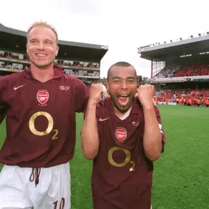 Dennis Bergkamp and Ashley Cole Print