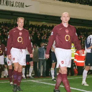 Dennis Bergkamp and Pascal Cygan Walk Out Print