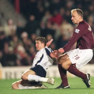 Dennis Bergkamp Scores Arsenal's First Goal in a 4:0 Victory over Portsmouth, FA Premiership, Highbury, London, 28/12/05