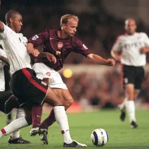 Dennis Bergkamp Scores Against Zat Knight: Arsenal's 4-1 Victory Over Fulham at Highbury, 2005