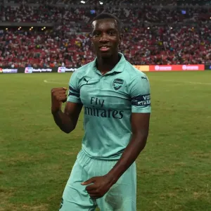 Determined Eddie Nketiah: Arsenal's Star Performance Against Paris Saint-Germain in 2018 International Champions Cup Determined Eddie Nketiah: Arsenal's Star Performance Against Paris Saint-Germain in 2018 International Champions Cup