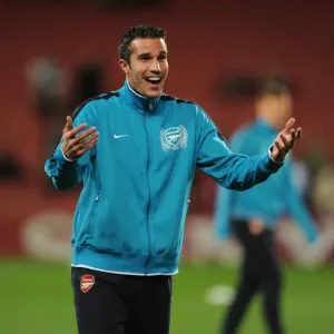 Determined Robin van Persie Leads Arsenal in UEFA Champions League Battle against Marseille, Emirates Stadium, 1st November 2011 Determined Robin van Persie Leads Arsenal in UEFA Champions League Battle against Marseille, Emirates Stadium, 1st November 2011