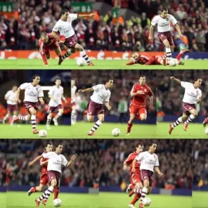 Determined Theo Walcott: Overcoming Liverpool's Fabio Aurelio to Create Arsenal's Champions League Moment Determined Theo Walcott: Overcoming Liverpool's Fabio Aurelio to Create Arsenal's Champions League Moment