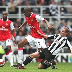 Diaby and Butt in a Stalemate: Newcastle United vs. Arsenal, FA Premiership, 2007