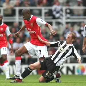 Diaby and Butt in a Stalemate: Newcastle United vs. Arsenal, FA Premiership, 2007 Diaby and Butt in a Stalemate: Newcastle United vs. Arsenal, FA Premiership, 2007
