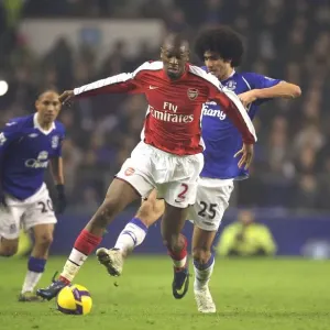 Diaby vs. Fellaini: The Battle at Goodison Park, Everton vs. Arsenal, Barclays Premier League, 2009 Diaby vs. Fellaini: The Battle at Goodison Park, Everton vs. Arsenal, Barclays Premier League, 2009