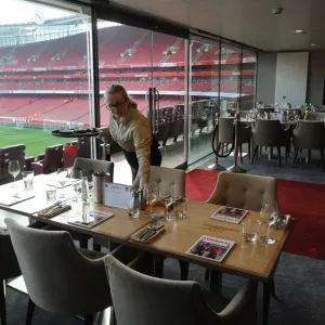 Directors Box at Emirates Stadium: Arsenal vs. Everton, FA Cup Quarter-Final Directors Box at Emirates Stadium: Arsenal vs. Everton, FA Cup Quarter-Final