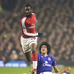 Djourou vs. Fellaini: The Intense Rivalry at Goodison Park, Everton vs. Arsenal, 2009 Djourou vs. Fellaini: The Intense Rivalry at Goodison Park, Everton vs. Arsenal, 2009