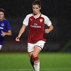 Dominique Janssen in Action: Arsenal Women vs Everton Ladies