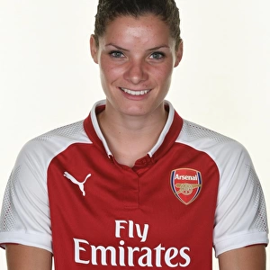 Dominique Janssen of Arsenal Women at 2017 Photocall