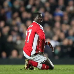 Eboue's Struggle: Arsenal vs. Chelsea 2-0, Barclays Premier League (2010)