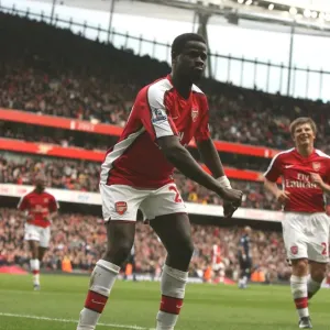 Eboue's Thrilling Hat-Trick: Arsenal's 4-0 Victory over Blackburn Rovers Eboue's Thrilling Hat-Trick: Arsenal's 4-0 Victory over Blackburn Rovers