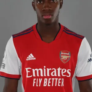 Eddie Nketiah 2021-22 Arsenal Team Photocall Print Eddie Nketiah 2021-22 Arsenal Team Photocall Print