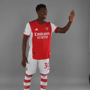 Eddie Nketiah 2021-22 First Team Photocall Print Eddie Nketiah 2021-22 First Team Photocall Print