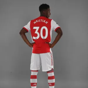 Eddie Nketiah 2021-22 Team Photocall Print Eddie Nketiah 2021-22 Team Photocall Print