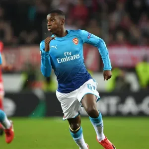 Eddie Nketiah in Action: Arsenal vs. 1. FC Koln, UEFA Europa League (2017) Eddie Nketiah in Action: Arsenal vs. 1. FC Koln, UEFA Europa League (2017)
