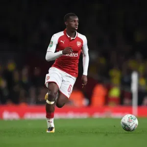 Eddie Nketiah in Action: Arsenal vs Norwich City, Carabao Cup Fourth Round, 2017-18 Eddie Nketiah in Action: Arsenal vs Norwich City, Carabao Cup Fourth Round, 2017-18