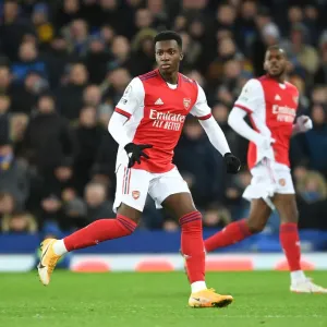 Eddie Nketiah in Action: Everton vs Arsenal, Premier League 2020-21