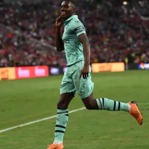 Eddie Nketiah Scores for Arsenal against Paris Saint-Germain in 2018 International Champions Cup, Singapore Eddie Nketiah Scores for Arsenal against Paris Saint-Germain in 2018 International Champions Cup, Singapore