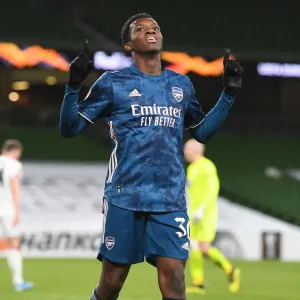 Eddie Nketiah Scores First Arsenal Goal: Arsenal Triumphs in Europa League Clash vs. Dundalk Eddie Nketiah Scores First Arsenal Goal: Arsenal Triumphs in Europa League Clash vs. Dundalk