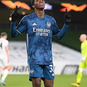 Eddie Nketiah Scores First for Arsenal in UEFA Europa League Victory over Dundalk FC