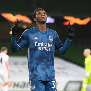 Eddie Nketiah Scores First for Arsenal in UEFA Europa League Victory over Dundalk FC Eddie Nketiah Scores First for Arsenal in UEFA Europa League Victory over Dundalk FC