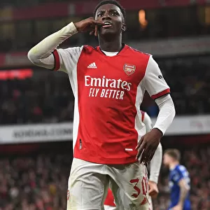 Eddie Nketiah Scores His Second: Arsenal Advances in Carabao Cup Against Leeds United